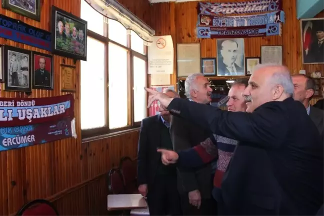 Zorluoğlu, Düzköy ve Tonya'nın Mahallelerini Gezdi