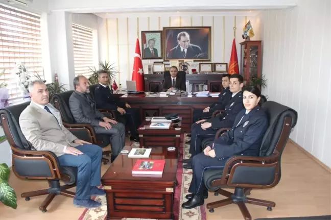 Emniyet Müdür Vekili Özgan'dan Kaymakam Yavuz'a Ziyaret