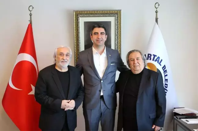 Sanatçı Müjdat Gezen ve Avukat Celal Ülgen'den Başkan Yüksel'e Ziyaret