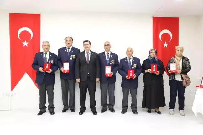 Erzincan'daki gazilere milli mücadele madalyası tevcih edildi