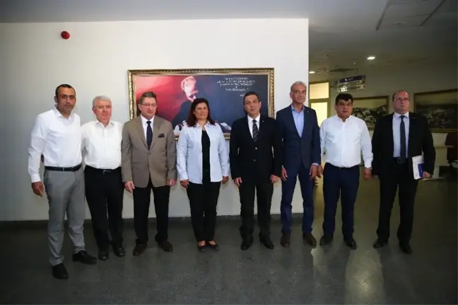 Nazillili iş adamlarından Başkan Çerçioğlu'na ziyaret