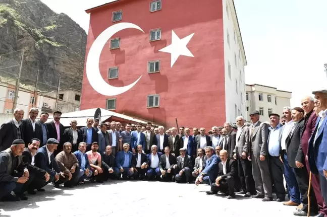 Çatak'ta bayramlaşma