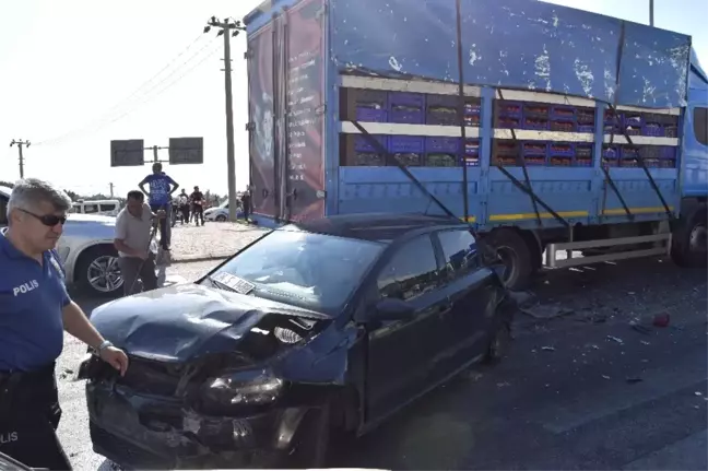 Burdur' da zincirleme trafik kazası: 5 yaralı