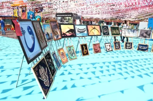 Manisa'da hükümlü ve tutukluların el emekleri sergilendi