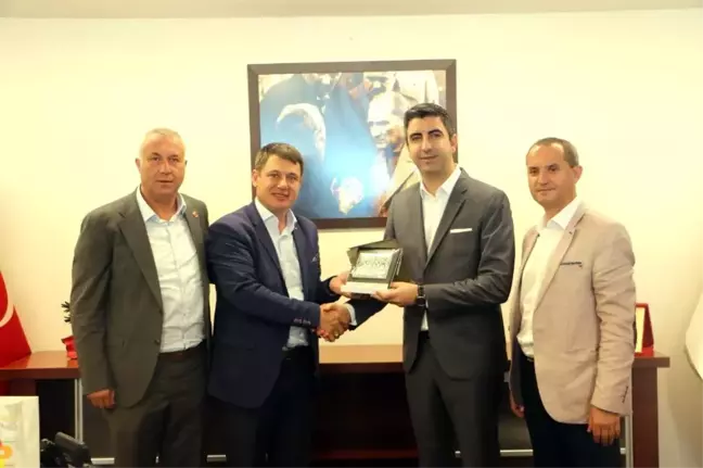 Ardino Belediye Başkanı Murad'dan Başkan Yüksel'e tebrik ziyareti