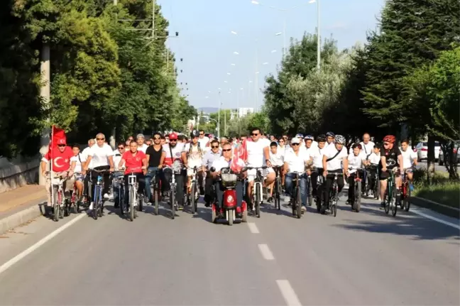 15 Temmuz için pedal çevirdiler