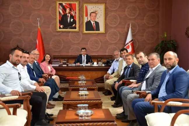 Başkan Tekin Rektör Taş'ı ziyaret etti