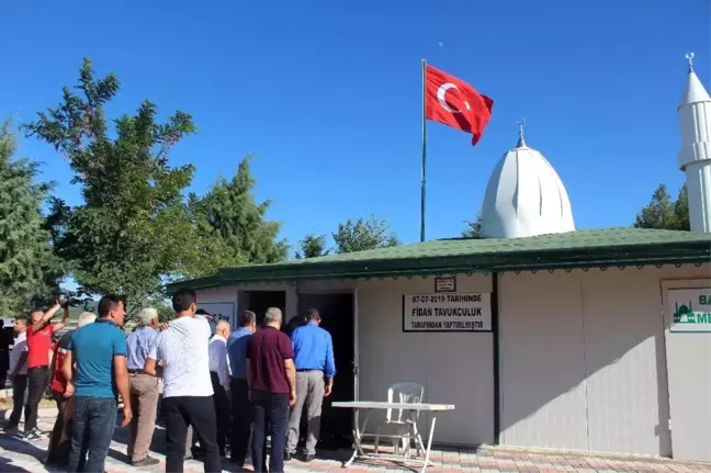 Hayırsever vatandaşın yaptırdığı Mescit ibadete açıldı