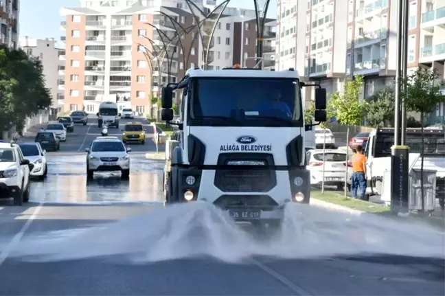 Aliağa Belediyesinden bayram temizliği