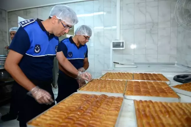 Zabıta ekipleri pastane imalathanelerini denetledi