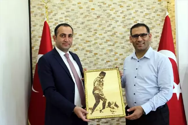 Eski Kaymakam Fatih Sayar, Evciler'i ziyaret etti