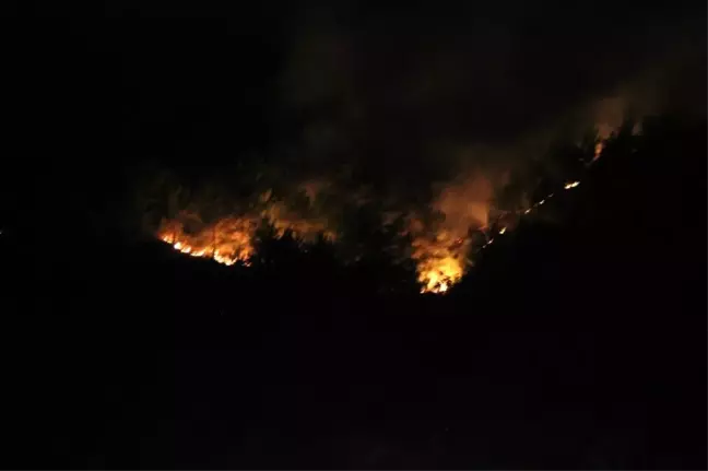 Hatay'da kontrol altına alınan orman yangını yeniden alevlendi
