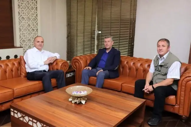 İhlas Haber Ajansı'ndan Başkan Özlü ve Vali Dağlı'ya ziyaret