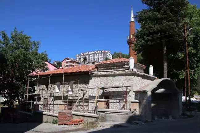 Gerede Yukarı Tekke Camii'nin restorasyonu devam ediyor
