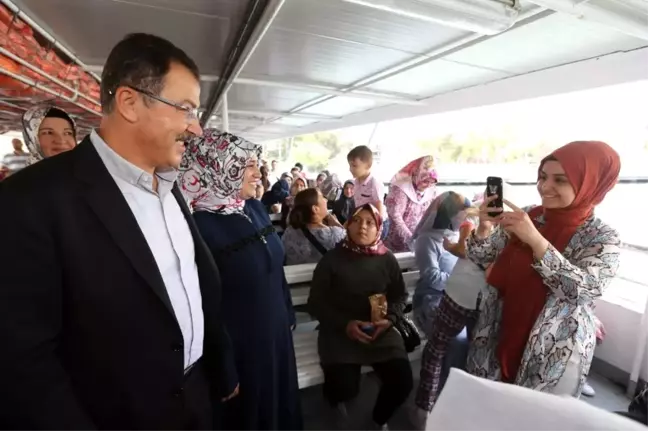 Eyüpsultanlı 500 kadın boğaz havası aldı