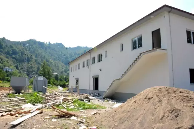 Görele'de modern mezbahane tesisinde sona yaklaşıldı