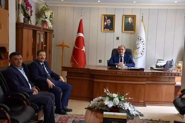 Kaymakam Kökçü'den Başkan Yaka'ya ziyaret