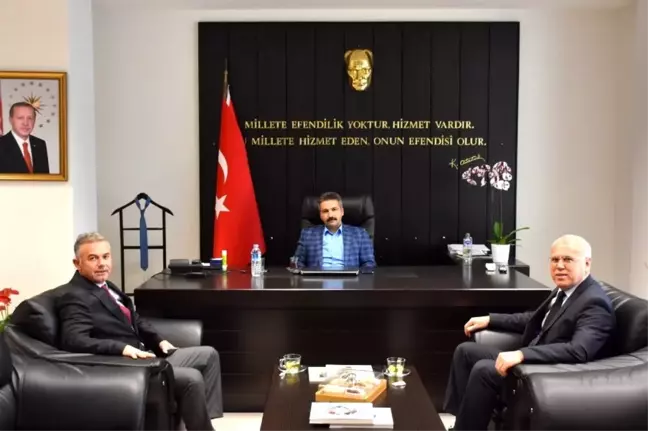 TESKİ Genel Müdürü İçöz, Kaymakam Taşçı'yı ziyaret etti