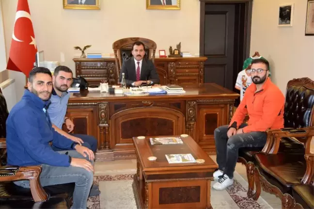 Kar Kaplanları Kaymakam Koşal ve Başkan Hayali'yi Ziyaret Etti