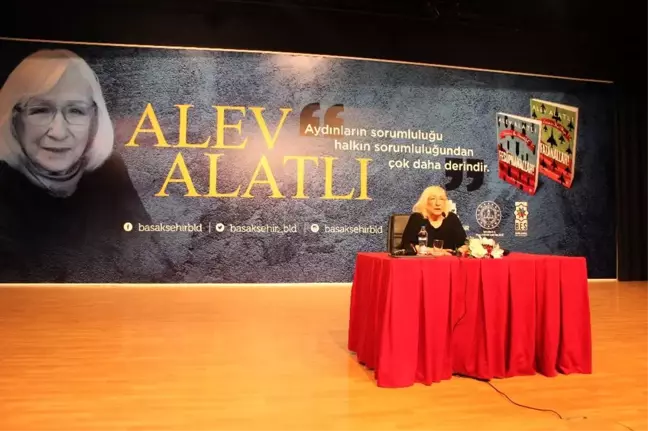 Ünlü yazar Alev Alatlı Başakşehir'e konuk oldu