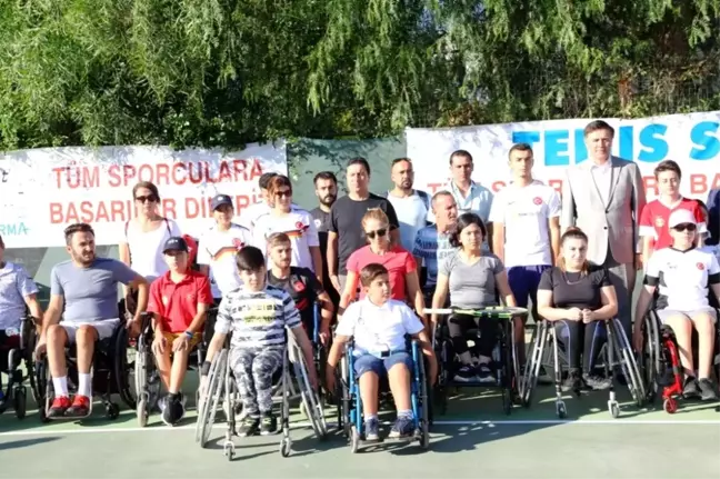 Tekerlekli sandalye tenis Türkiye şampiyonası Bodrum'da başladı