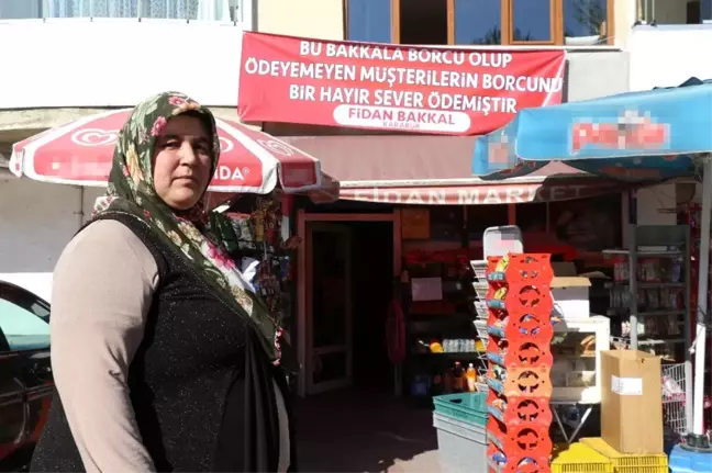 Veresiye defterindeki borçları kapattı,