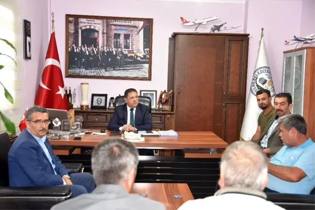 Muhtarlar Derneği'nden Başkan Tokat'a ziyaret