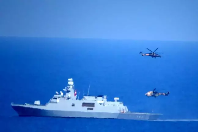 TSK'dan Akdeniz'de nefes kesen tatbikat