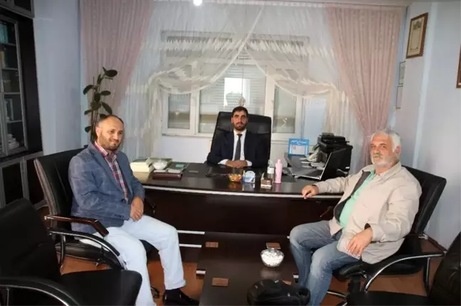 Gazetecilerden Müftü Öztürk'e ziyaret