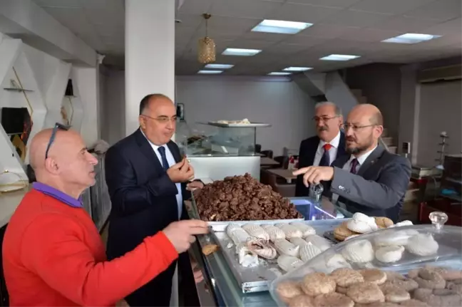 Kaymakam ile Başkan'dan esnaf denetimi