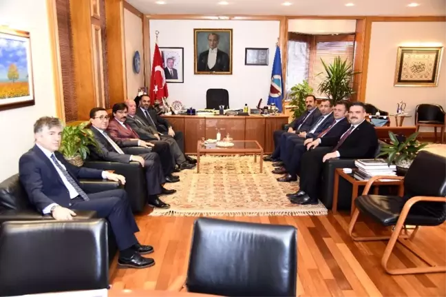 DDK Başkanı Yunus Arıncı'dan Rektör Çomaklı'ya ziyaret
