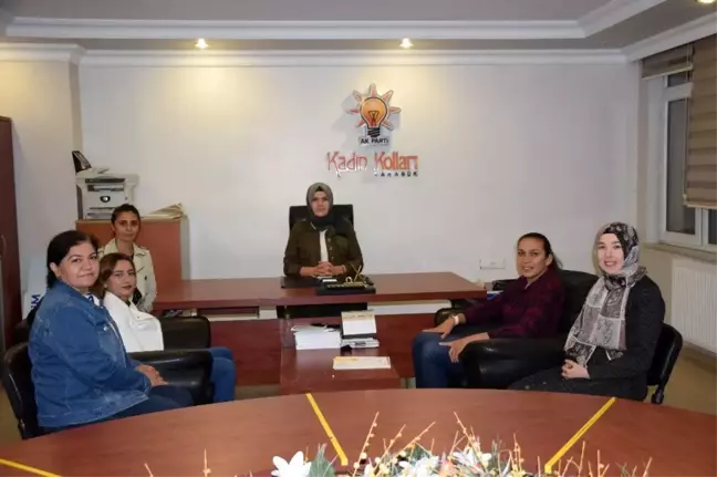 Dünya ikincisi Güneri'den AK Parti Kadın Kollarına ziyaret