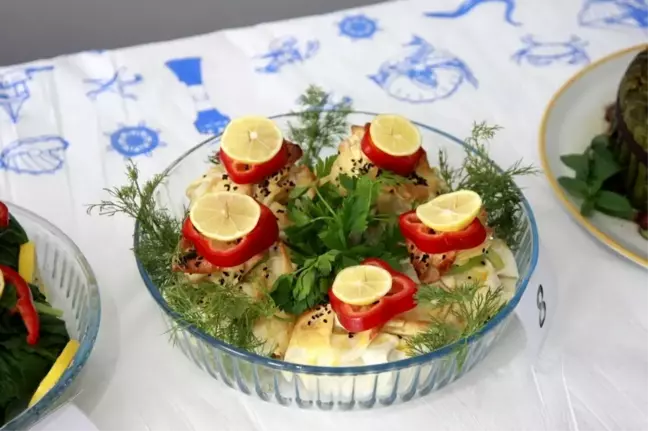 Zeytin yağlı yemekler yarıştı