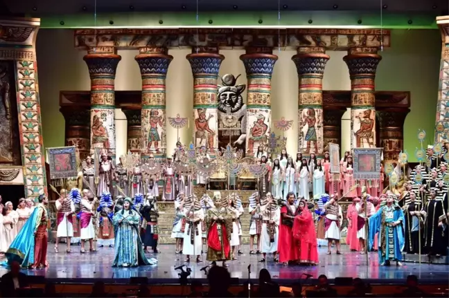 Muhteşem AIDA operası 2019'un son temsili ile yarın Congresium Sahnesinde