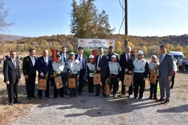 Türkiye'de 11 milyon, Kızılcahamam'da 20 bin fidan toprakla buluştu