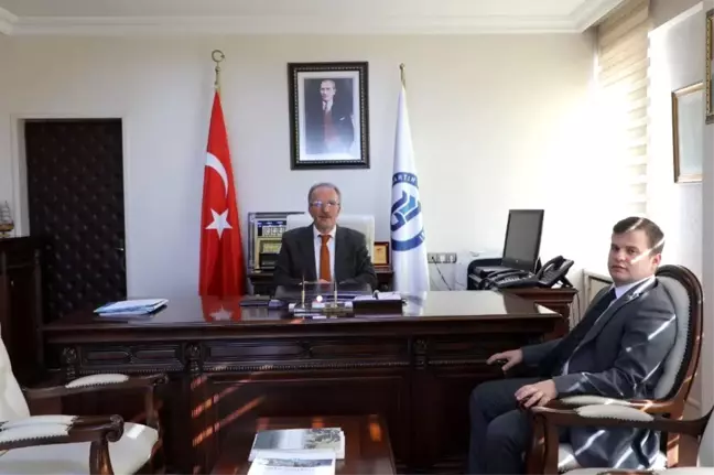 Kaymakam Alkal'dan Rektör Uzun'a ziyaret