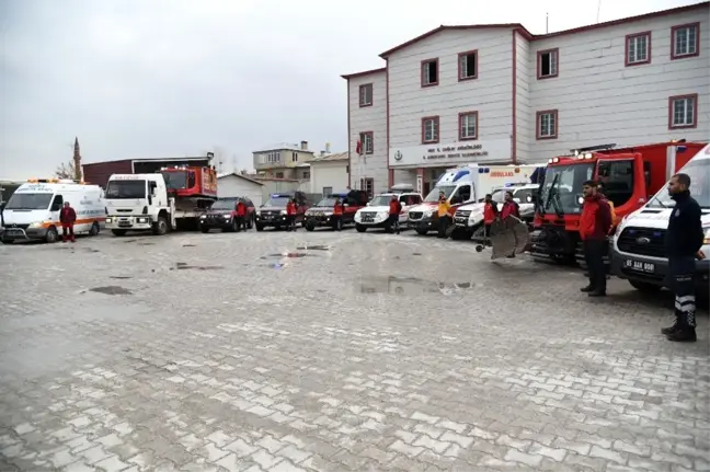 112 Acil Servis ekipleri zorlu kış görevine hazır