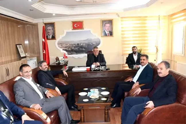 İl protokolü Gerger'i ziyaret etti