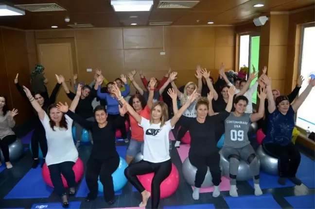 Ceyhan'da kadınlara pilates ve zumba kursu