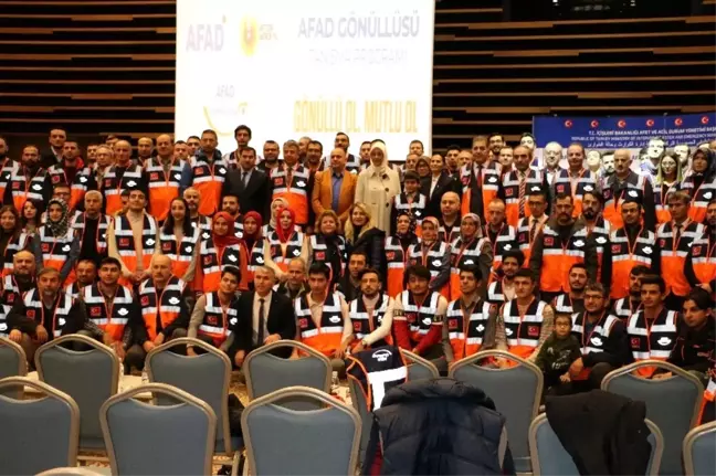 Konya'da AFAD, gönüllüleriyle buluştu