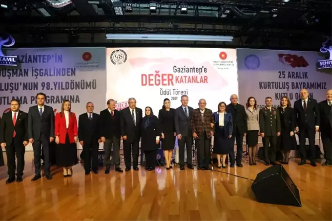Gaziantep'e değer katanlar ödüllendirildi