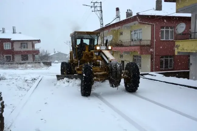 Yozgat'ta karlı mücadele