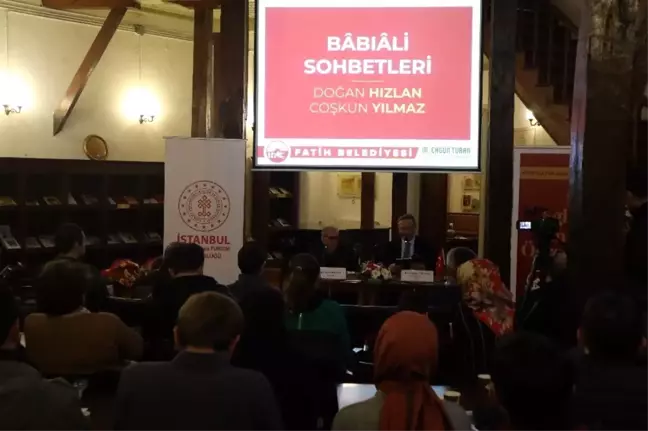 Yazar Doğan Hızlan 'Bâbıâli Sohbetleri'ne konuk oldu