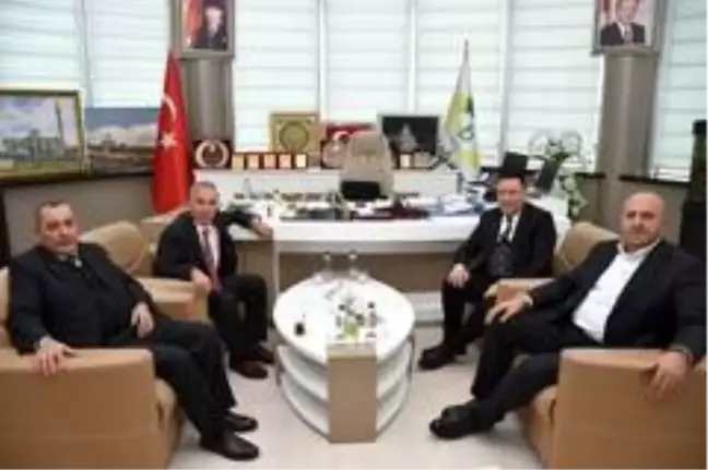 Gazeteci yazar Yavuz Donat'tan Başkan Beyoğlu'na ziyaret