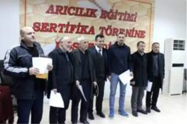 Arıcılık kursiyerlerine sertifika