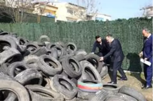 Bursa'da 50 bin atık araç lastiği toplandı