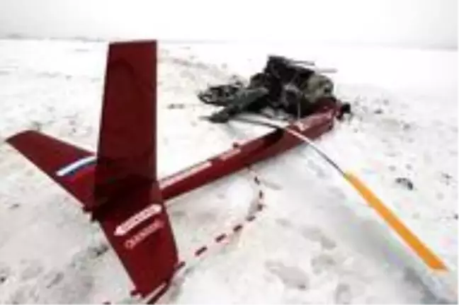 Rusya'da helikopter düştü