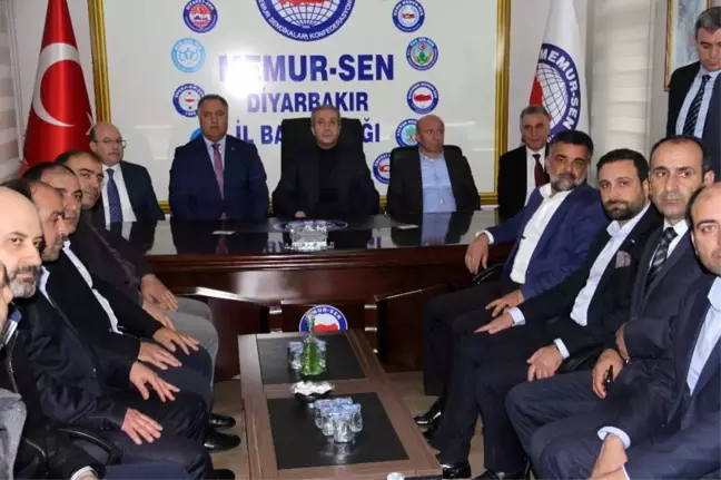 Memur-Sen Diyarbakır Şube Başkanı Ensarioğlu'na ziyaret