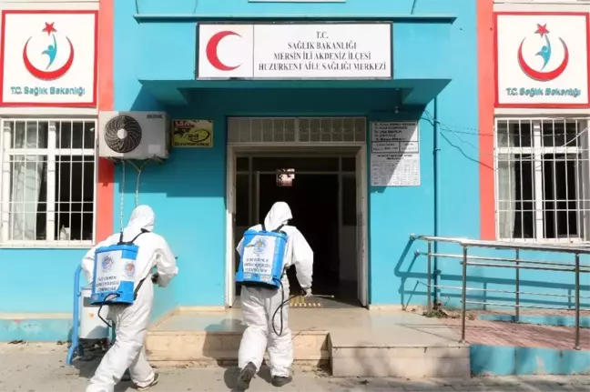 Akdeniz ilçesinde dezenfekte çalışmaları kırsal mahallelerde de sürüyor