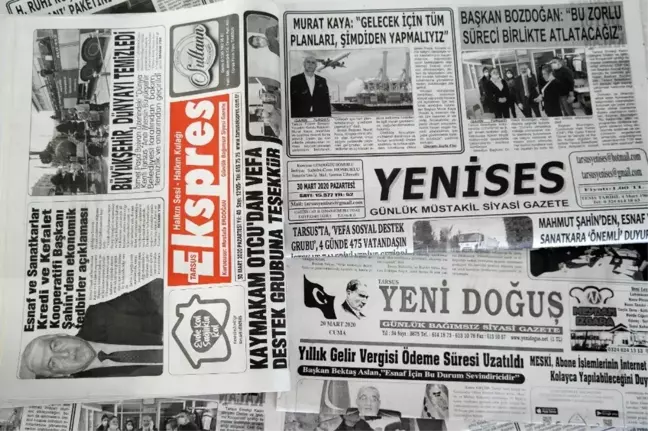 Tarsus'ta yerel gazetelerden küçülme kararı